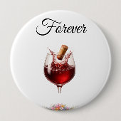 Elegant Wine -  Wedding  Buttons (Voorkant)
