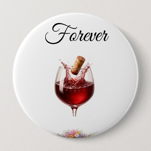 Elegant Wine -  Wedding  Buttons (Voorkant)