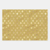 Elegant Wine, White & Gold Carnival Harlequin Inpakpapier Vel (Voorkant 3)