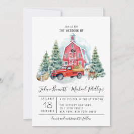 Elegant Winter Barn | Waterverf bruiloft