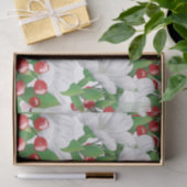 Elegant Winter Boeket Wit Rood Groen Bloemen Tissuepapier (Geschenk)
