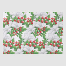 Elegant Winter Boeket Wit Rood Groen Bloemen