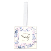 Elegant Winter Boho Floral Family Afbeeldingen Decoratie (Voorkant)