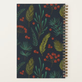 Elegant Winter Botanical Holiday Recipe Notitieboek (Achterkant)