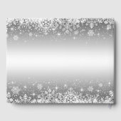 Elegant winter bruiloft gastenboek (Achterkant)