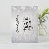 Elegant Winter-bruiloft hart bruiloft Kaart (Staand voorkant)