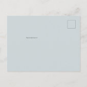 Elegant Winter Foliage Bruiloft Save The Date Aankondigingskaart (Achterkant)