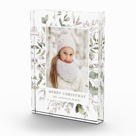 Elegant Winter Foliage en Snowberries Fotoblokken (Rechts)