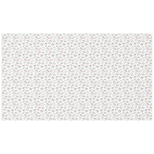 Elegant Winter Foliage Holiday Tablecloth Tafelkleed (Voorkant (Horizontaal))