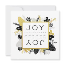 Elegant Winter Foliage JOY Christmas