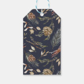 Elegant Winter Gift Label – "Vrolijk Kerstfeest" Cadeaulabel (Achterkant)