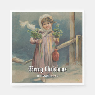 Elegant Winter Girl beroemd gemaakt door Lantern S Servet