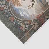 Elegant Winter Herten Winter Scène Tissuepapier (Detail)