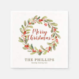 Elegant Winter Holiday Kerstfeest Servet