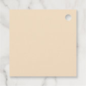 Elegant Winter Ice Skating Birthday  Bedankjes Labels (Achterkant)