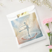 Elegant Winter Ice Skating Birthday  Bedankzakje (Gezegeld)