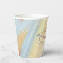 Elegant Winter Ice Skating Birthday Invitation  Papieren Bekers