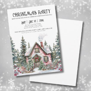 Elegant Winter Kerstfeest Kaart
