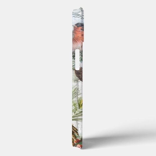 Elegant Winter Kerstroins Case-Mate iPhone Case (Achterkant / Rechts)