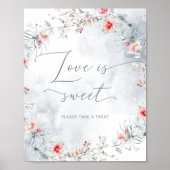 Elegant winter Love is een lekkere Poster (Voorkant)