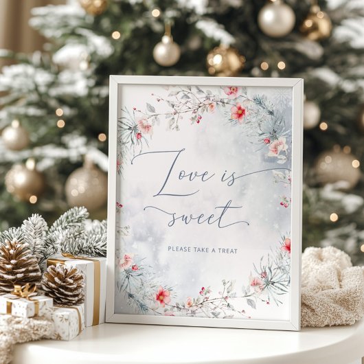 Elegant winter Love is een lekkere Poster