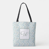 Elegant Winter Monogram  Tote Bag (Achterkant)