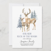 Elegant Winter Nieuwe nek van de Bossen die bewege Aankondiging (Voorkant)