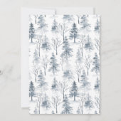 Elegant Winter Nieuwe nek van de Bossen die bewege Aankondiging (Achterkant)