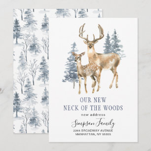 Elegant Winter Nieuwe nek van de Bossen die bewege Aankondiging