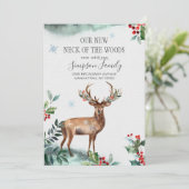 Elegant Winter Nieuwe nek van de Bossen die bewege Aankondiging (Staand voorkant)