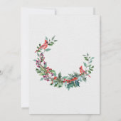 Elegant Winter Nieuwe nek van de Bossen die bewege Aankondiging (Achterkant)