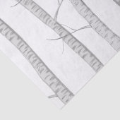 Elegant Winter Red Kardinaal Botanisch Woodland Tissuepapier (Detail)