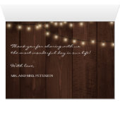 Elegant 'Winter rustieke bloemenbruiloft | Dank u (Binnen Horizontaal (Onder))