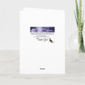 Elegant Winter Scene Merry kerstKaart Feestdagen Kaart (Achterkant)