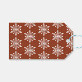 Elegant Winter Snowflake Cadeaulabel (Voorkant (Horizontaal))