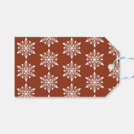 Elegant Winter Snowflake Cadeaulabel
