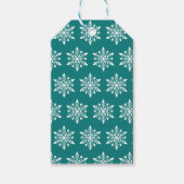Elegant Winter Snowflake Cadeaulabel (Voorkant)
