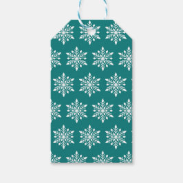 Elegant Winter Snowflake Cadeaulabel