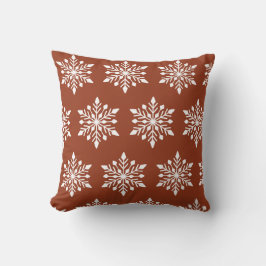 Elegant Winter Snowflake Kussen