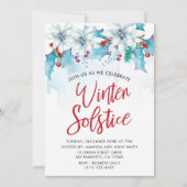 Elegant Winter Solstice Celebration Kaart (Voorkant)