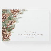Elegant Winter Wedding Gastenboek (Voorkant)
