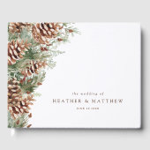Elegant Winter Wedding Gastenboek (Voorkant)