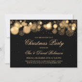 Elegant Winter Wonder Gold Kerstfeest Kaart (Voorkant)