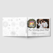 Elegant Winter Wonderland Foto bruiloft gastenboek (Volledig)