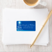 Elegant Winter Wonderland Sparkle Wedding Etiket (Insitu)