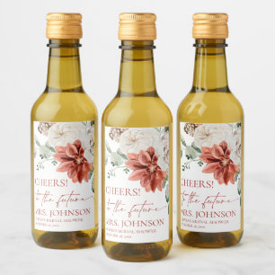 Elegant wintergejuich voor het toekomstige Vrijgez Wijn Etiket