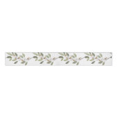 Elegant wintergroen grosgrain lint (Voorkant)