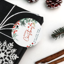 Elegant wintergroen Vrolijk kerstfeest