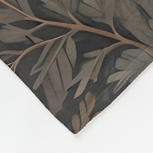 Elegant winterhert Natuur ontwerp Fleece Deken (Hoek)