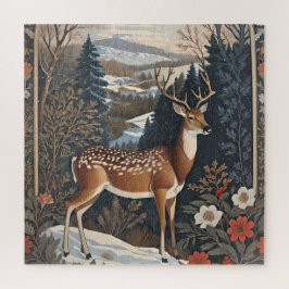 Elegant winterhert Natuur ontwerp Legpuzzel
